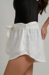 Puglia Fold Shorts (Ivory)